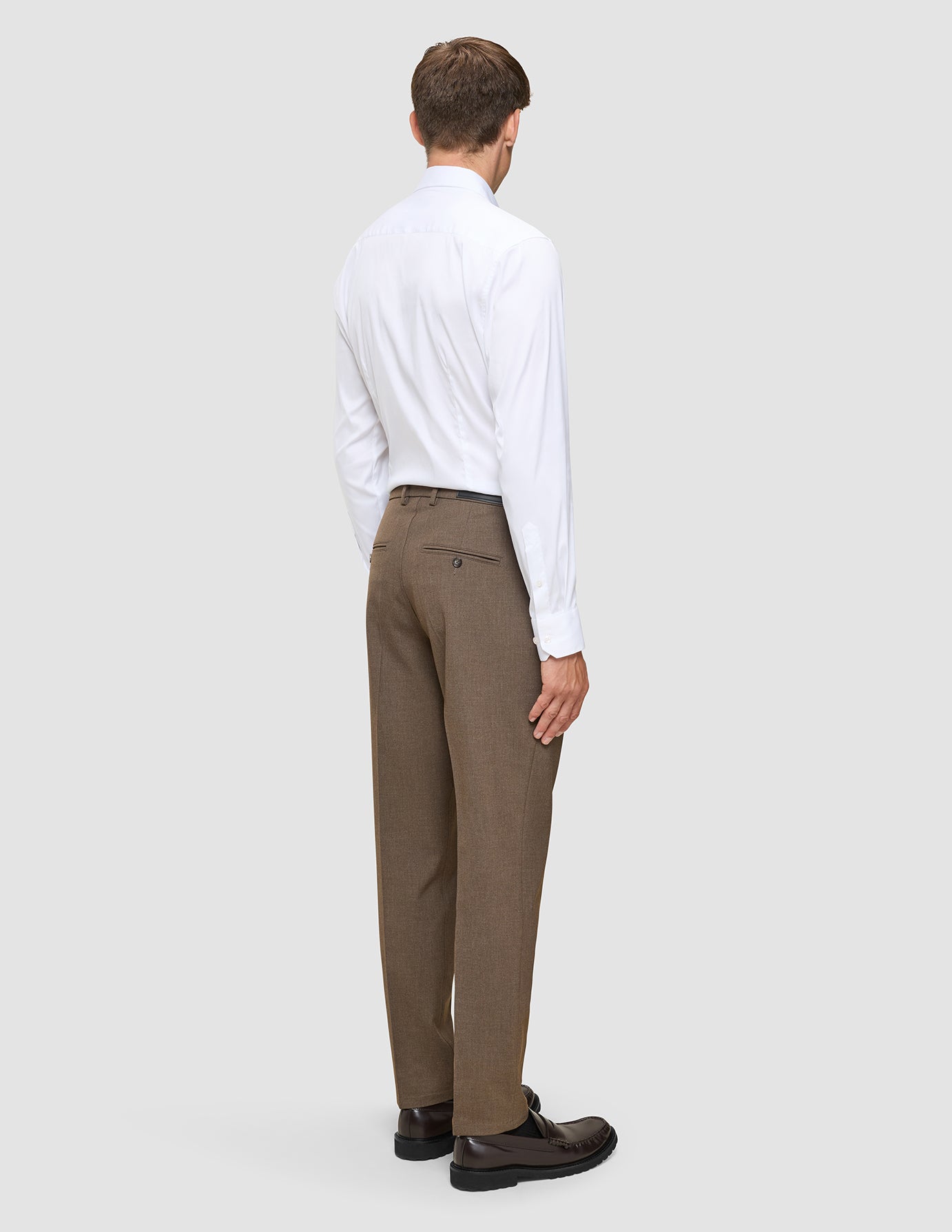 Essential Suit Saddle Brown Melange